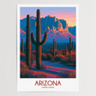 Arizona Retro Travel Illustration