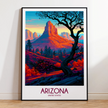 Arizona Retro Travel Illustration
