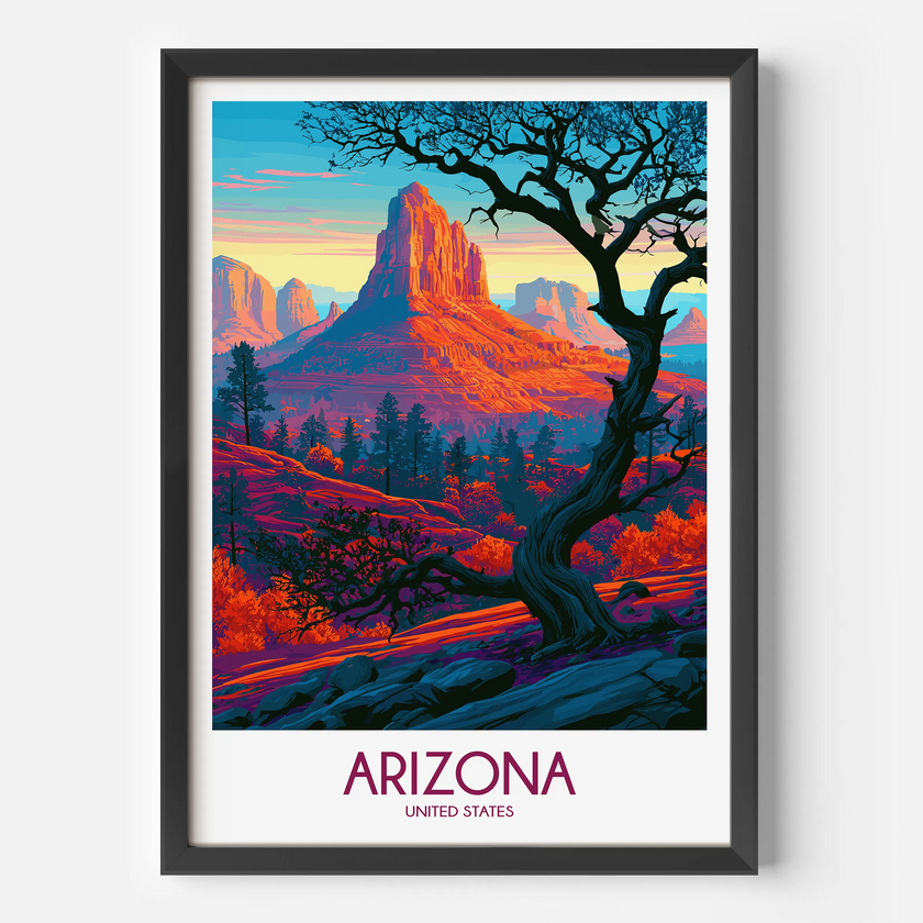 Arizona Scenic Landscape Art
