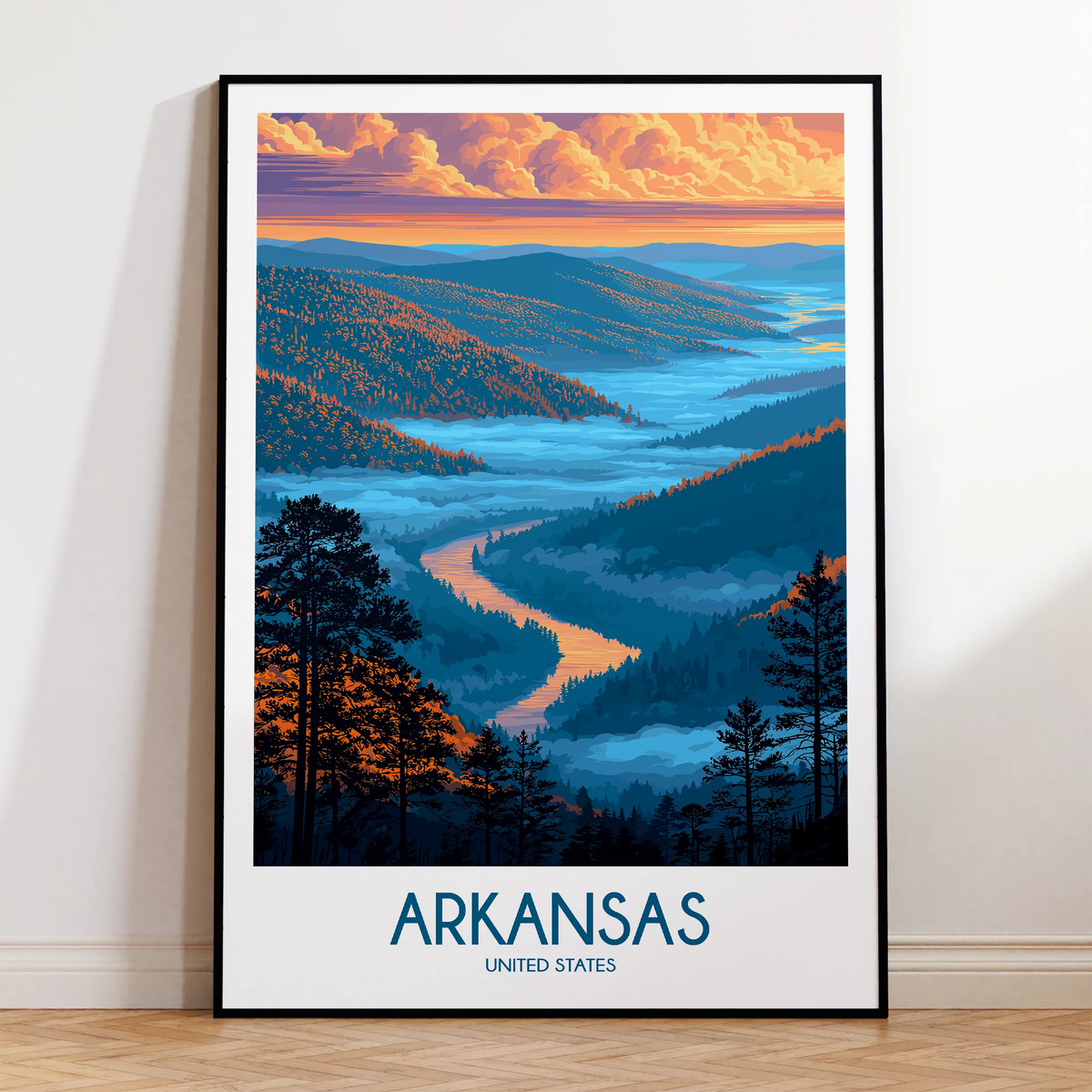 Arkansas Destination Art Gift