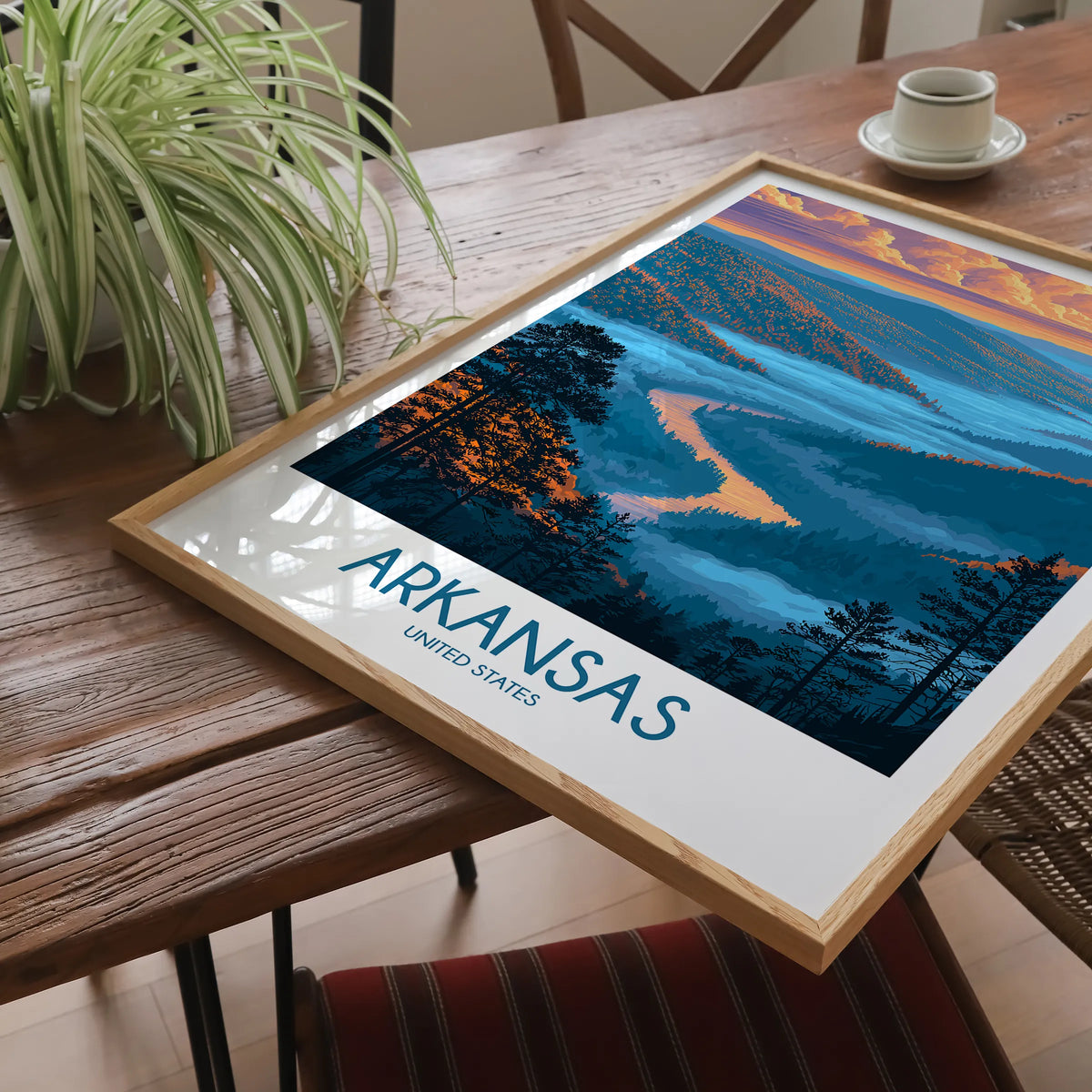 Arkansas Souvenir Poster Print