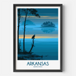 Arkansas Souvenir Poster Print