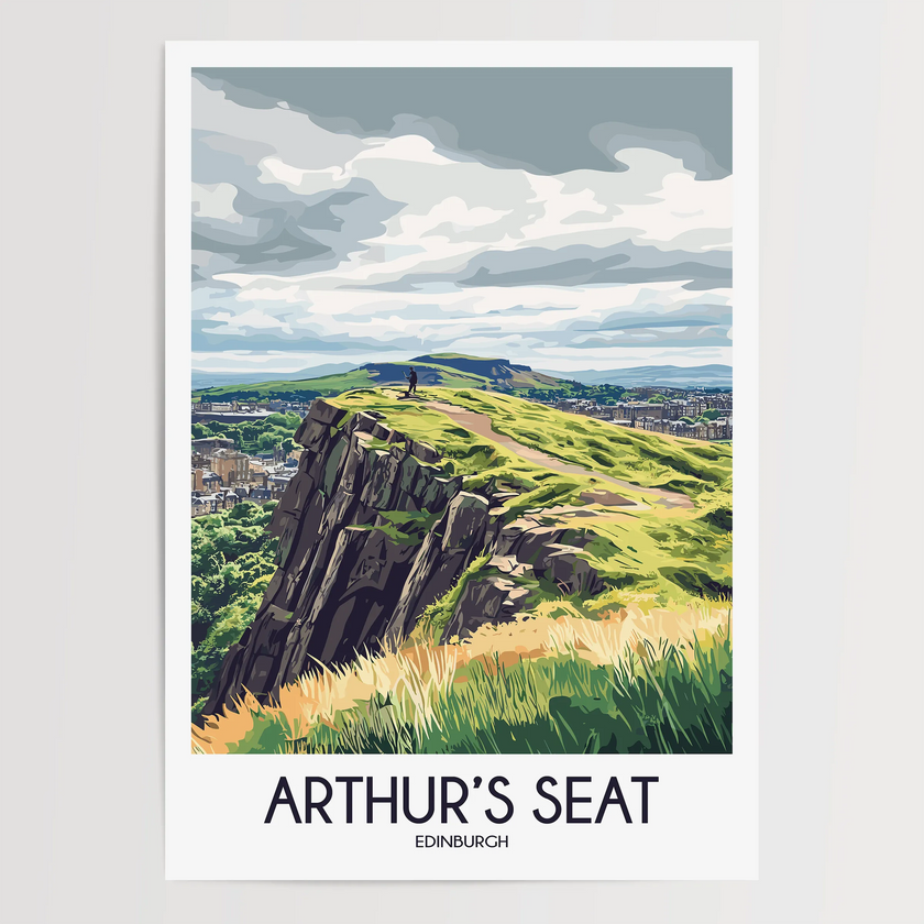 Arthur'S Seat Destination Art Gift