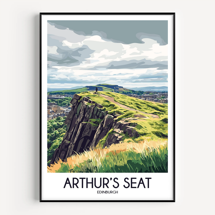 Arthur'S Seat Modern Travel Poster