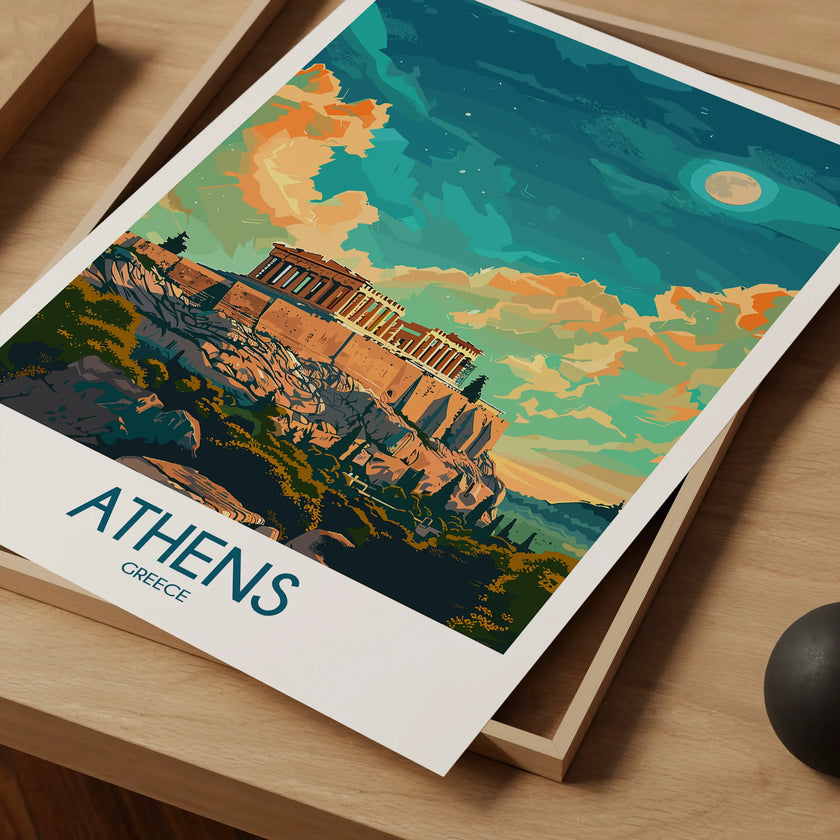 Athens Scenic Landscape Art