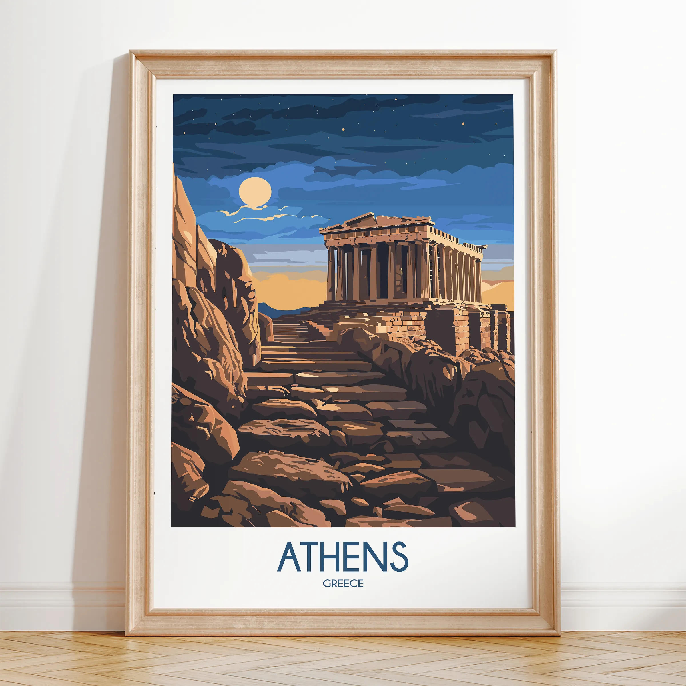 Athens Souvenir Poster Print