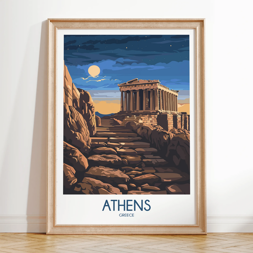 Athens Souvenir Poster Print
