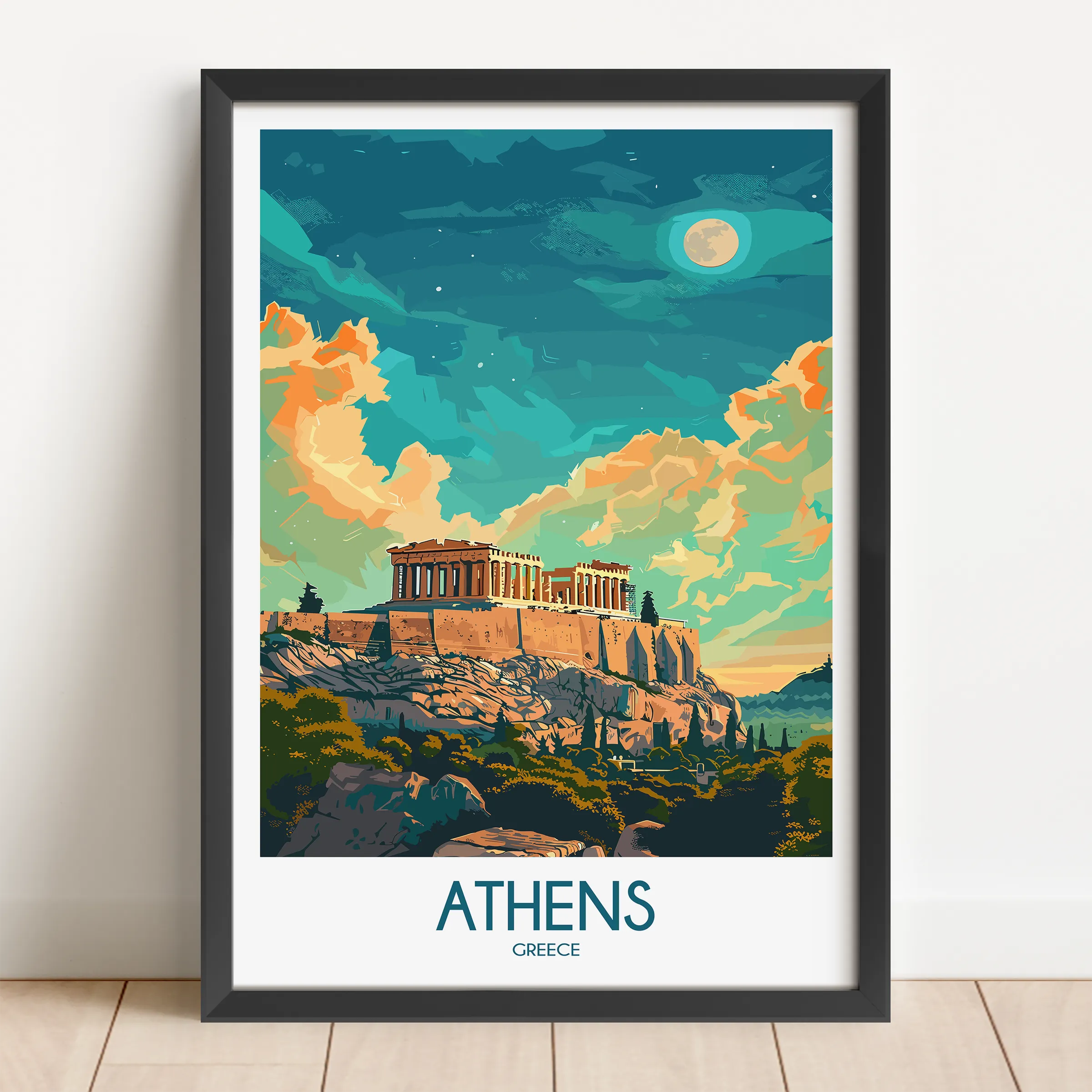 Athens Souvenir Poster Print