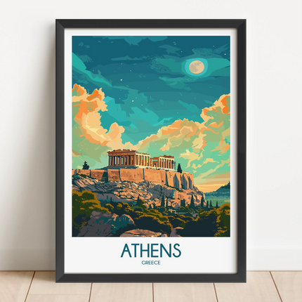 Athens Souvenir Poster Print