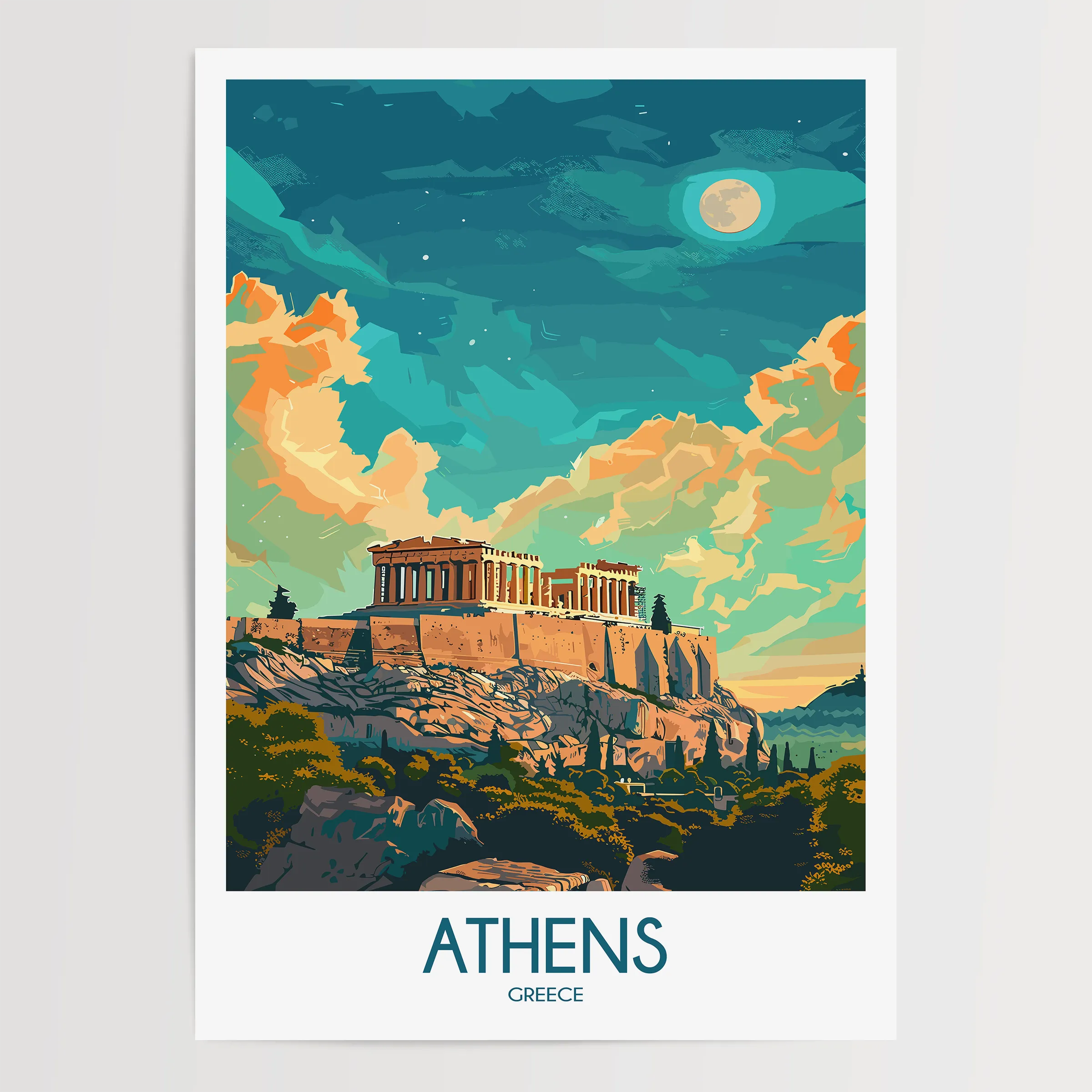 Athens Travel Memory Gift