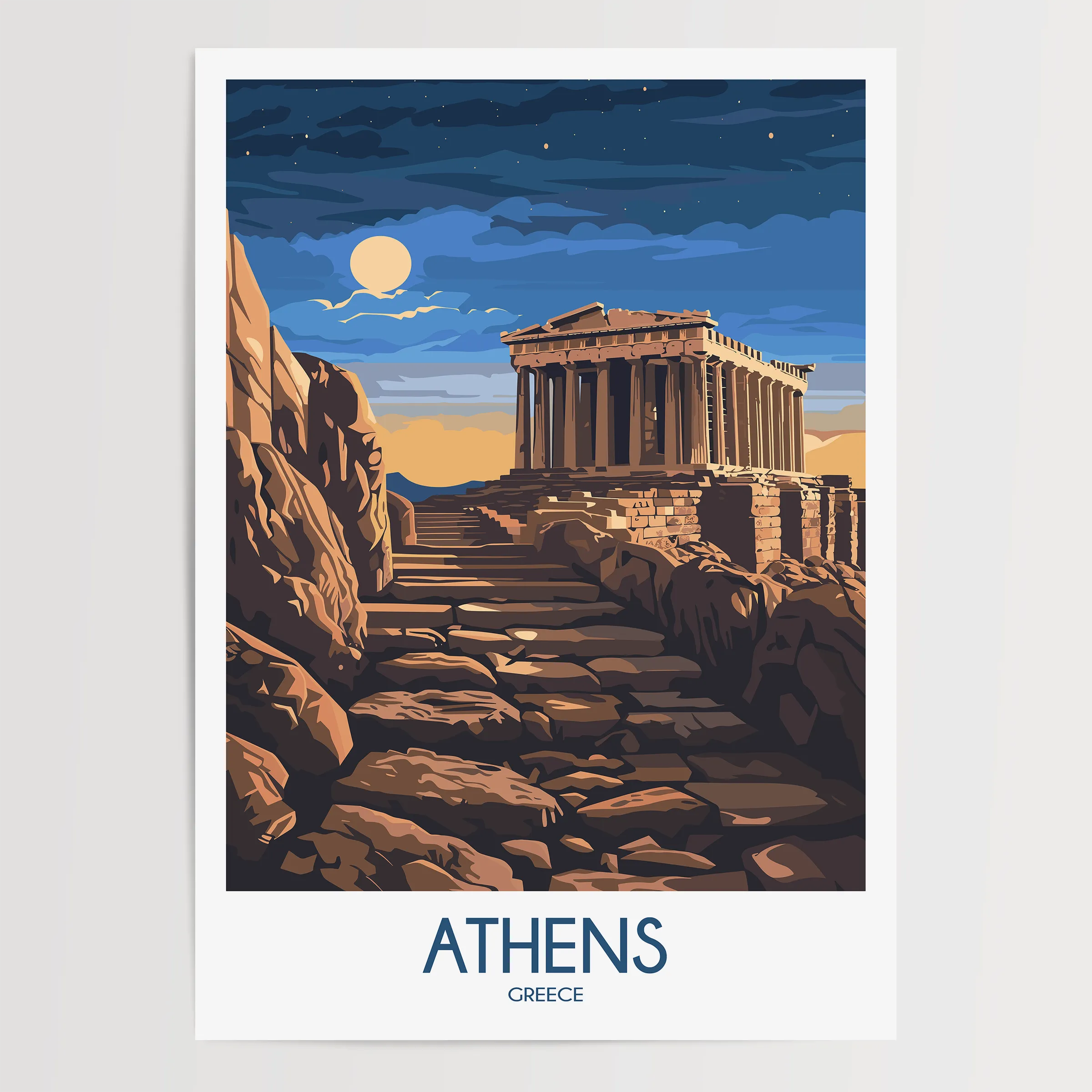 Athens Travel Memory Gift
