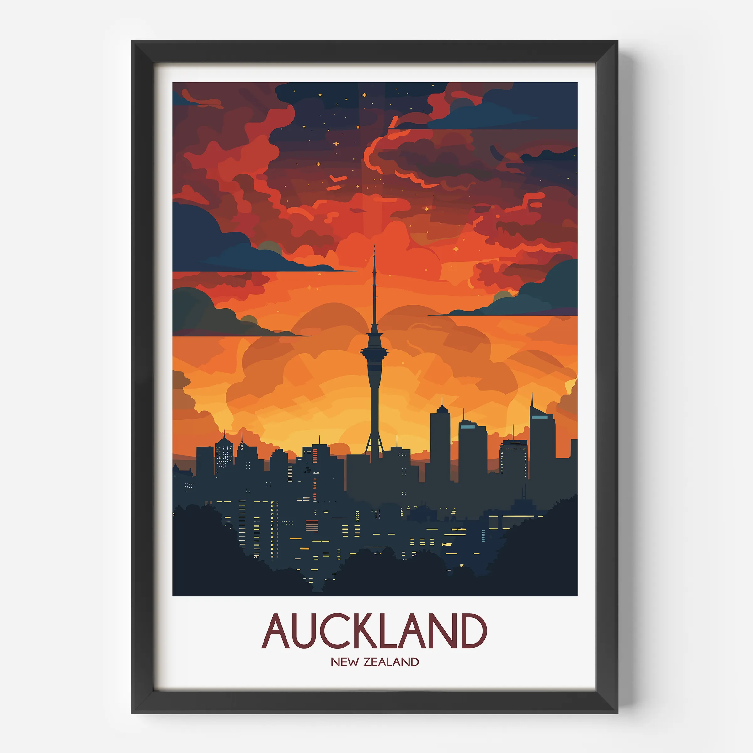 Auckland Destination Art Gift