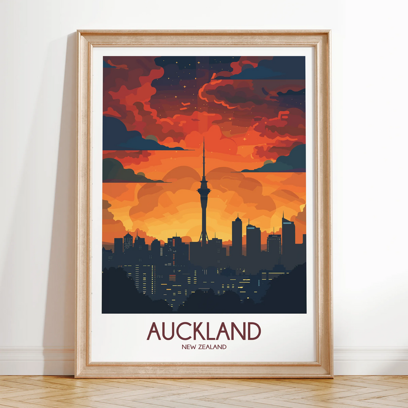 Auckland Minimalist Wall Art
