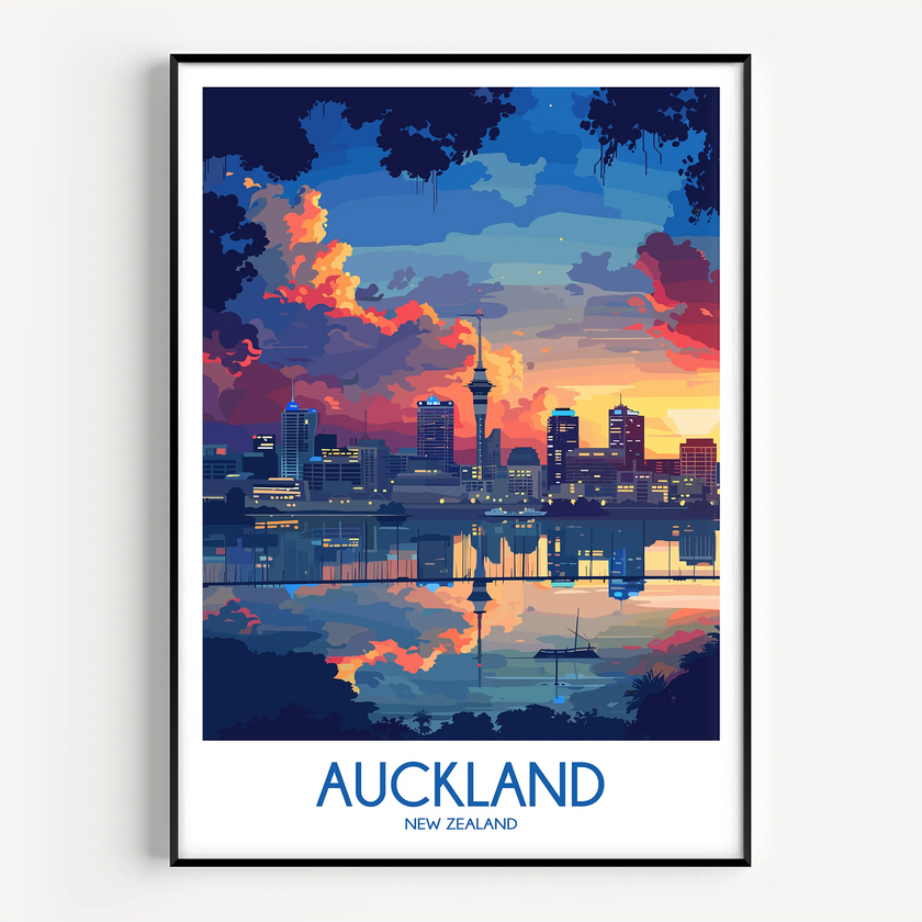 Auckland Minimalist Wall Art