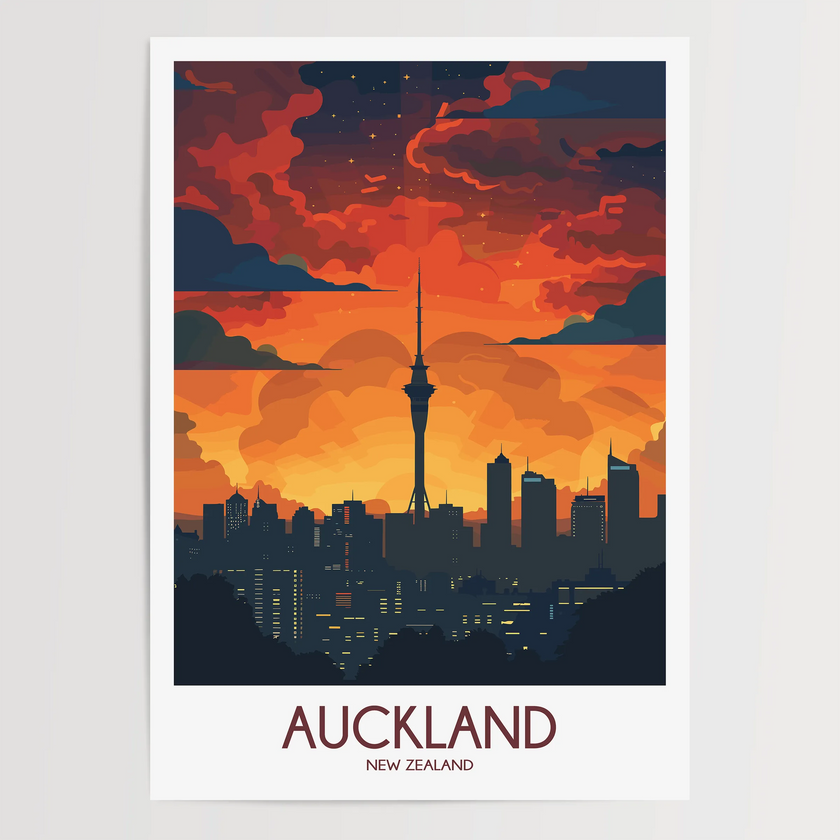 Auckland Scenic Landscape Art