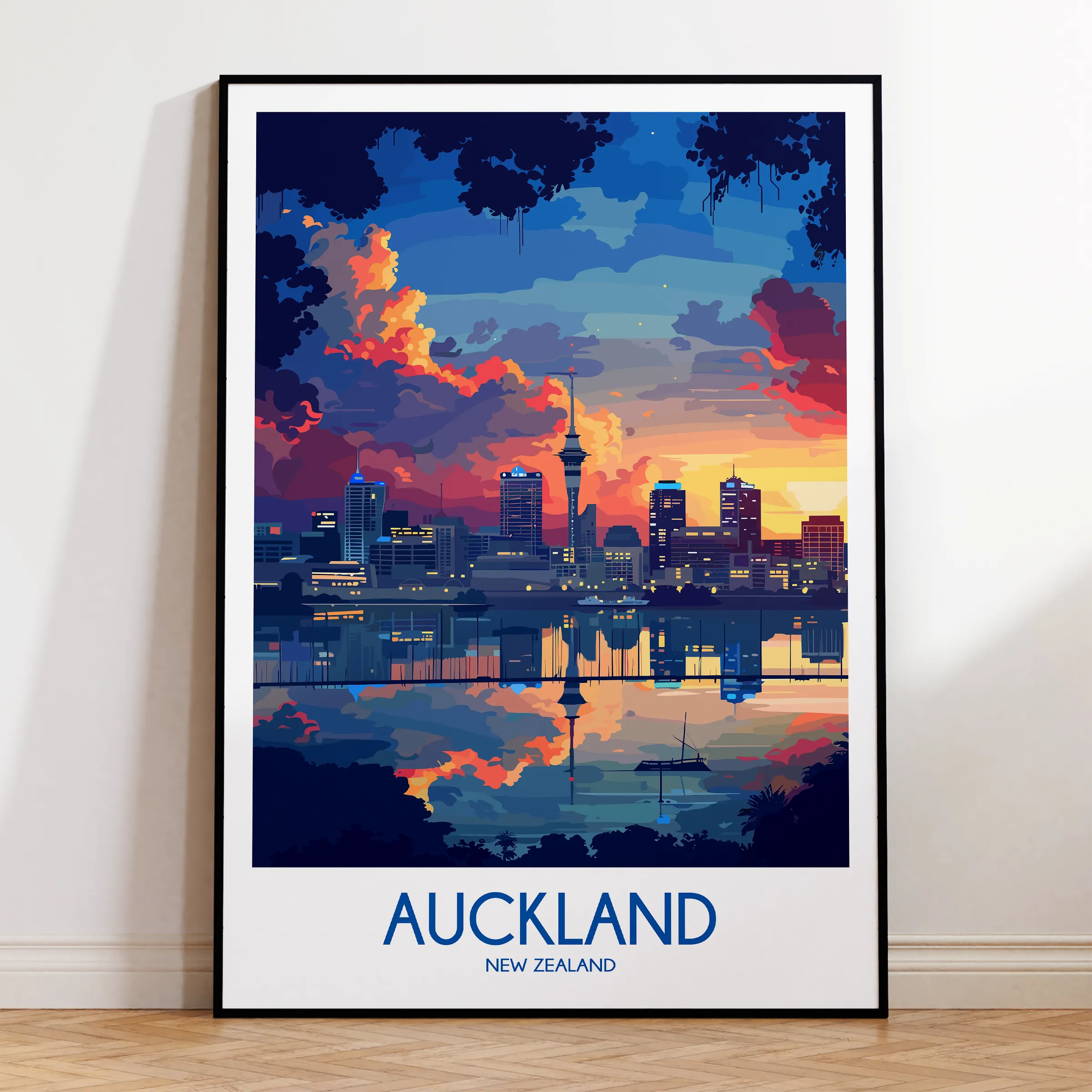 Auckland Souvenir Poster Print