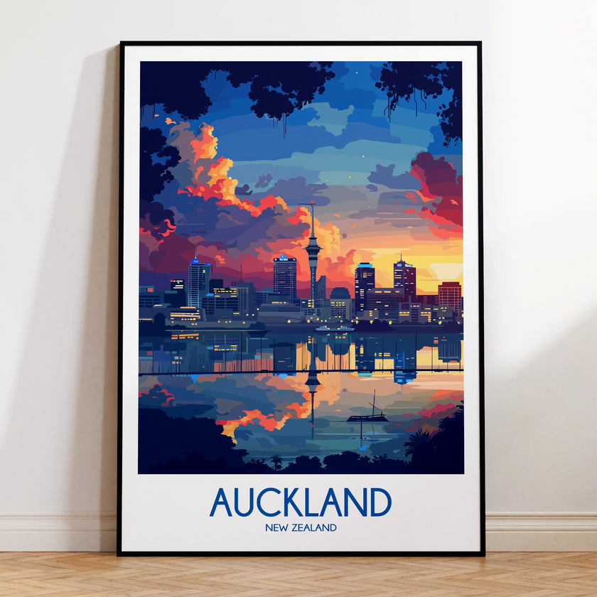 Auckland Souvenir Poster Print