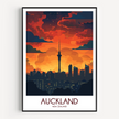 Auckland Souvenir Poster Print