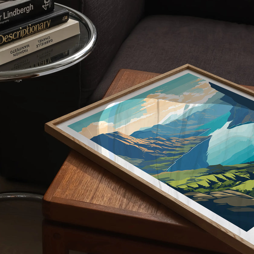Aurlandsfjord Souvenir Poster Print
