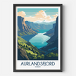 Aurlandsfjord Souvenir Poster Print