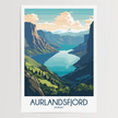 Aurlandsfjord Travel Memory Gift