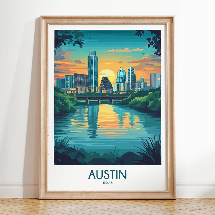 Austin Destination Art Gift