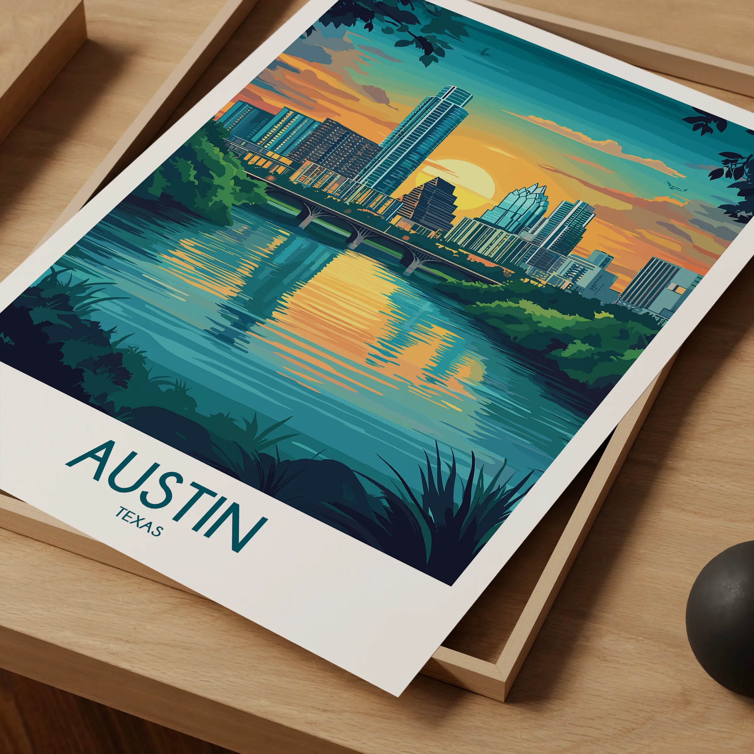 Austin Minimalist Wall Art