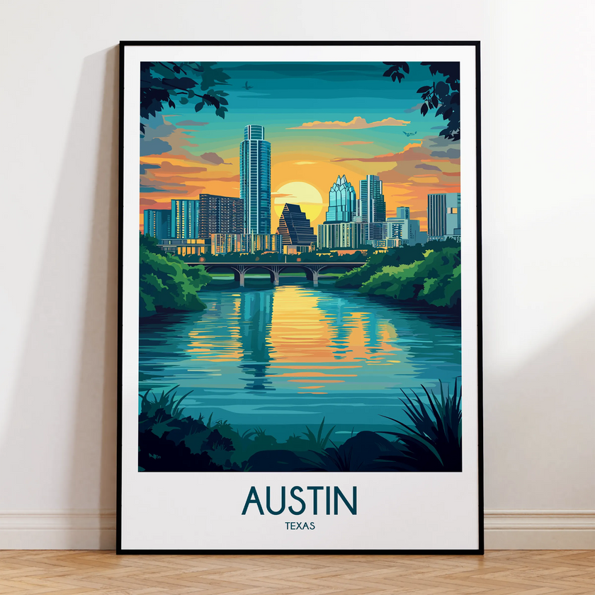 Austin Souvenir Poster Print
