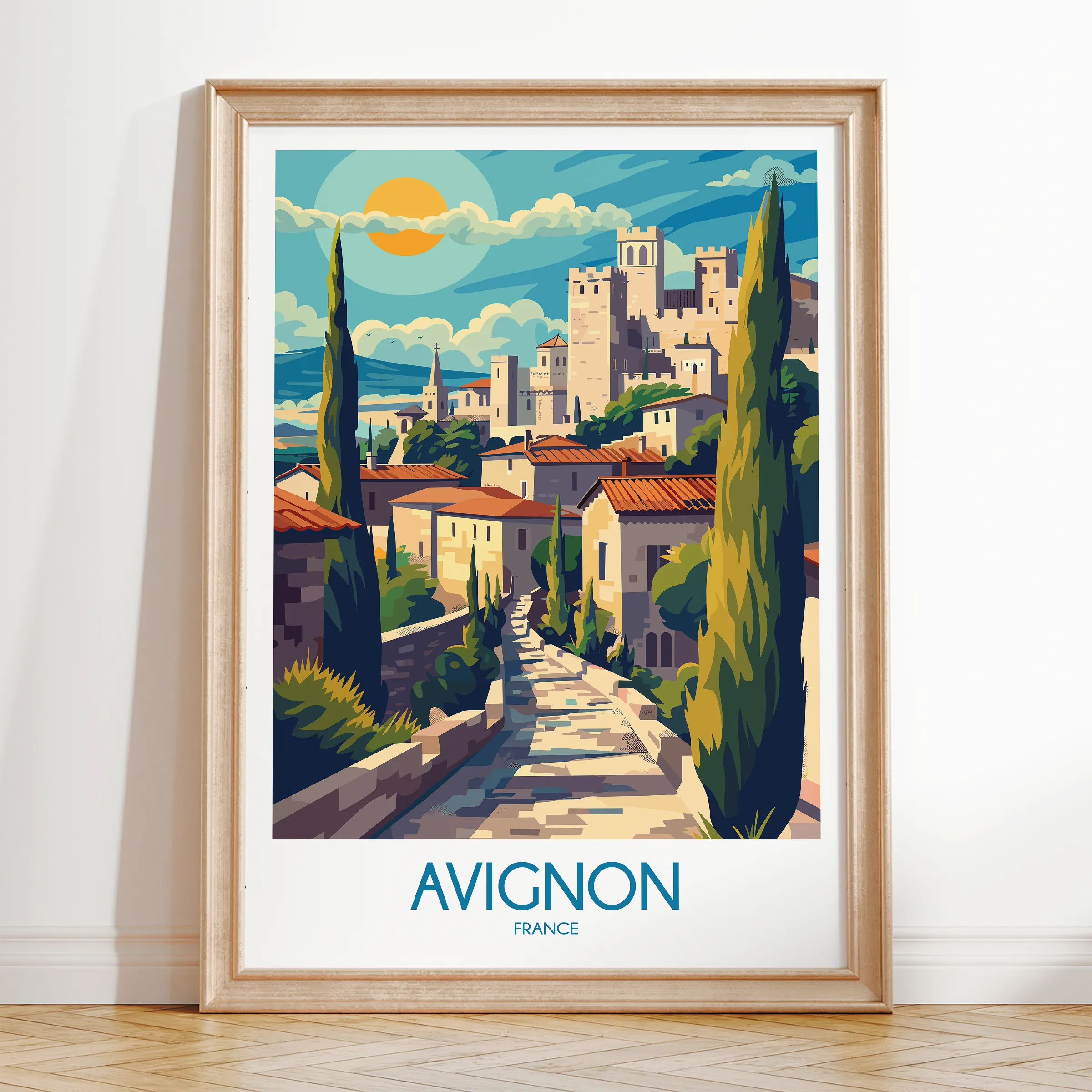 Avignon Scenic Landscape Art