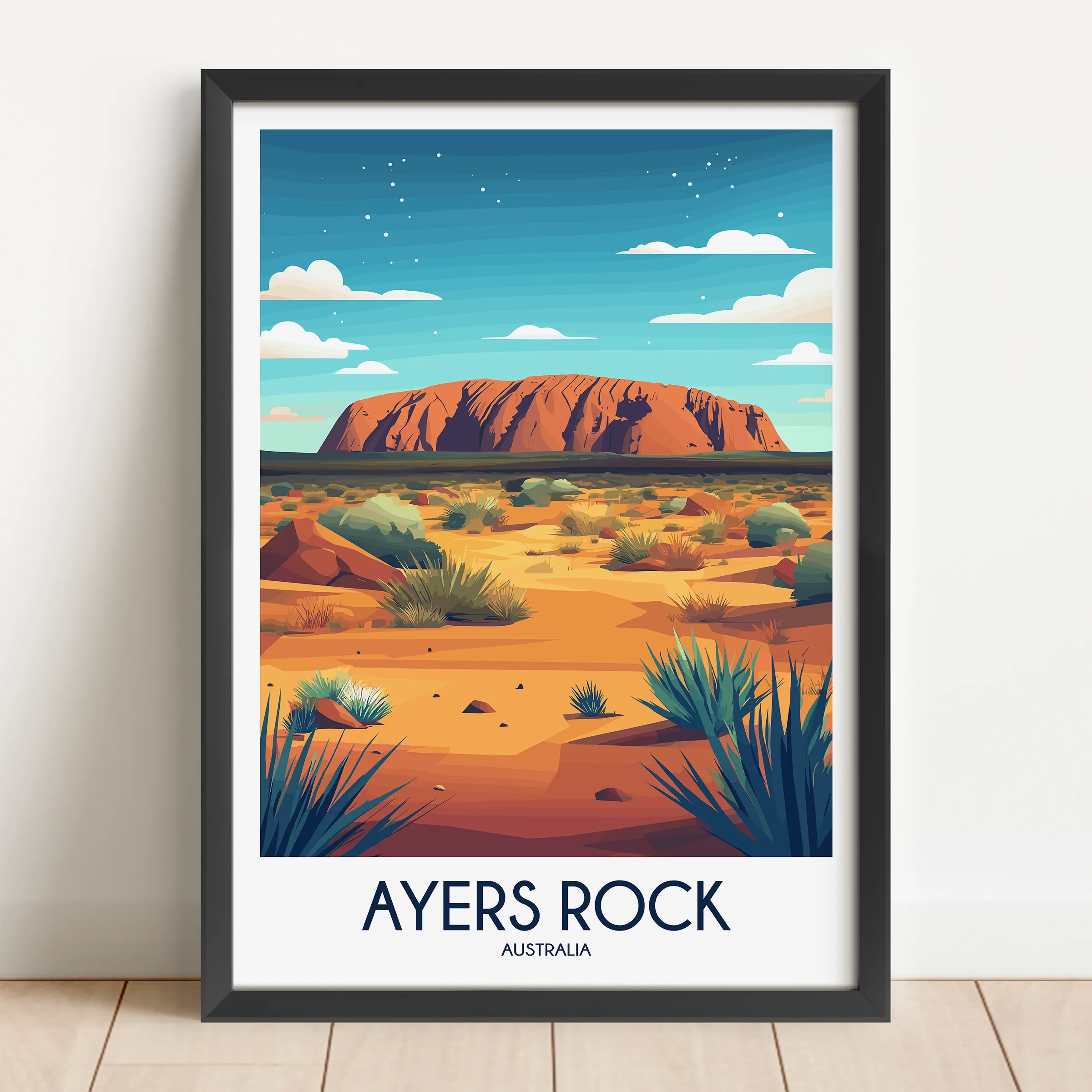 Ayers Rock Destination Art Gift