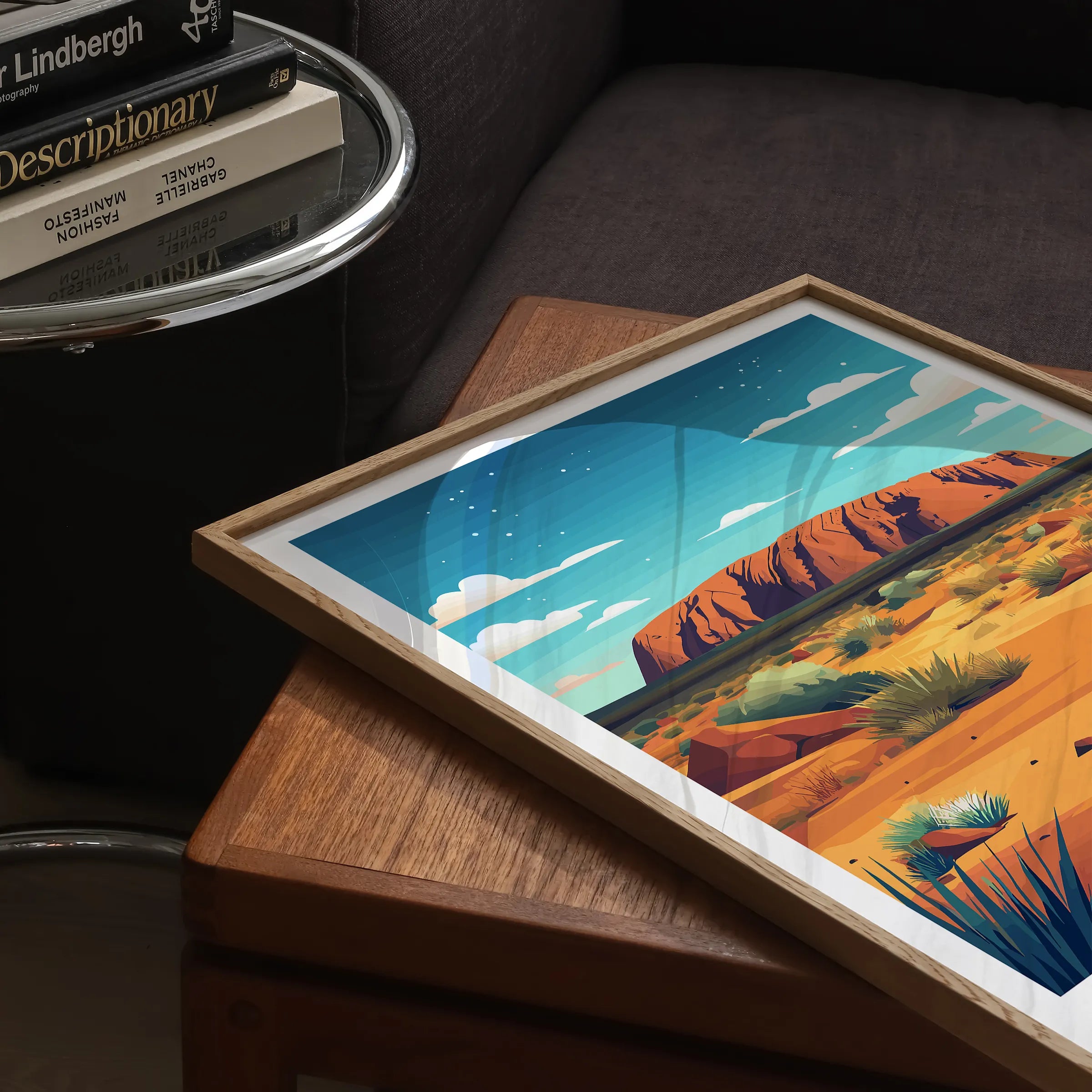 Ayers Rock Modern Travel Poster