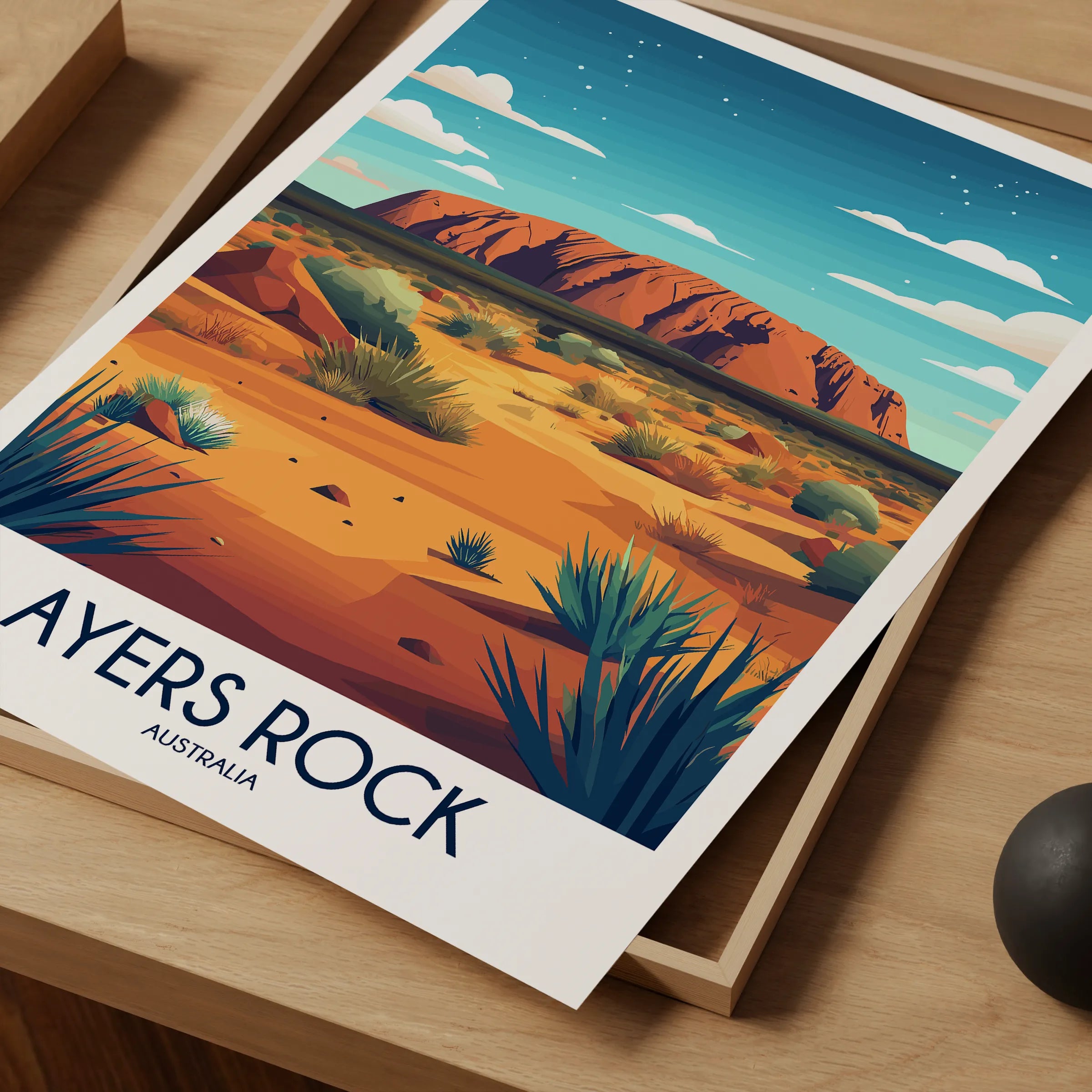 Ayers Rock Souvenir Poster Print
