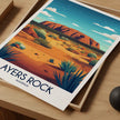 Ayers Rock Souvenir Poster Print