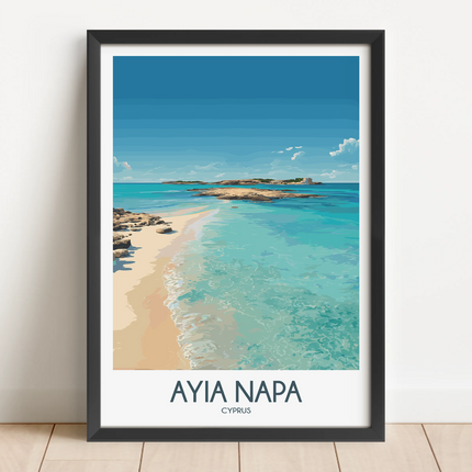 Ayia Napa Souvenir Poster Print