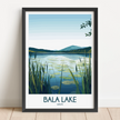 Bala Lake Destination Art Gift