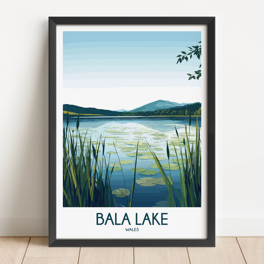 Bala Lake Destination Art Gift