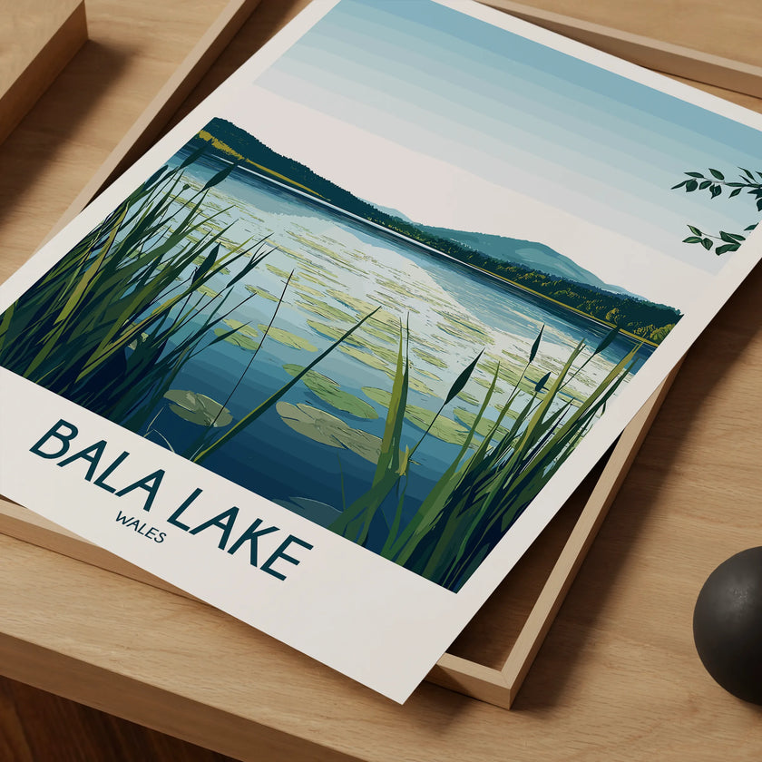 Bala Lake Scenic Landscape Art