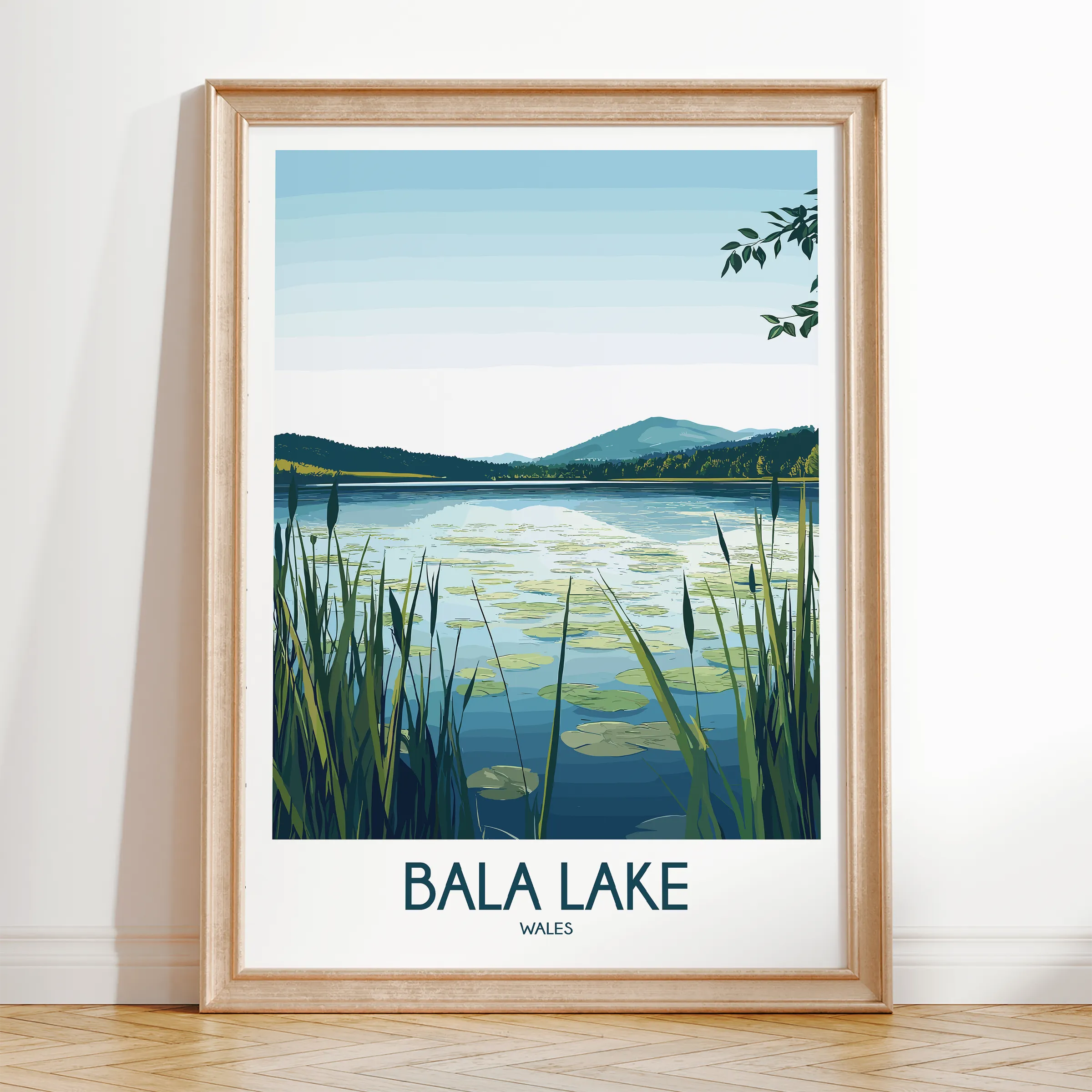 Bala Lake Souvenir Poster Print