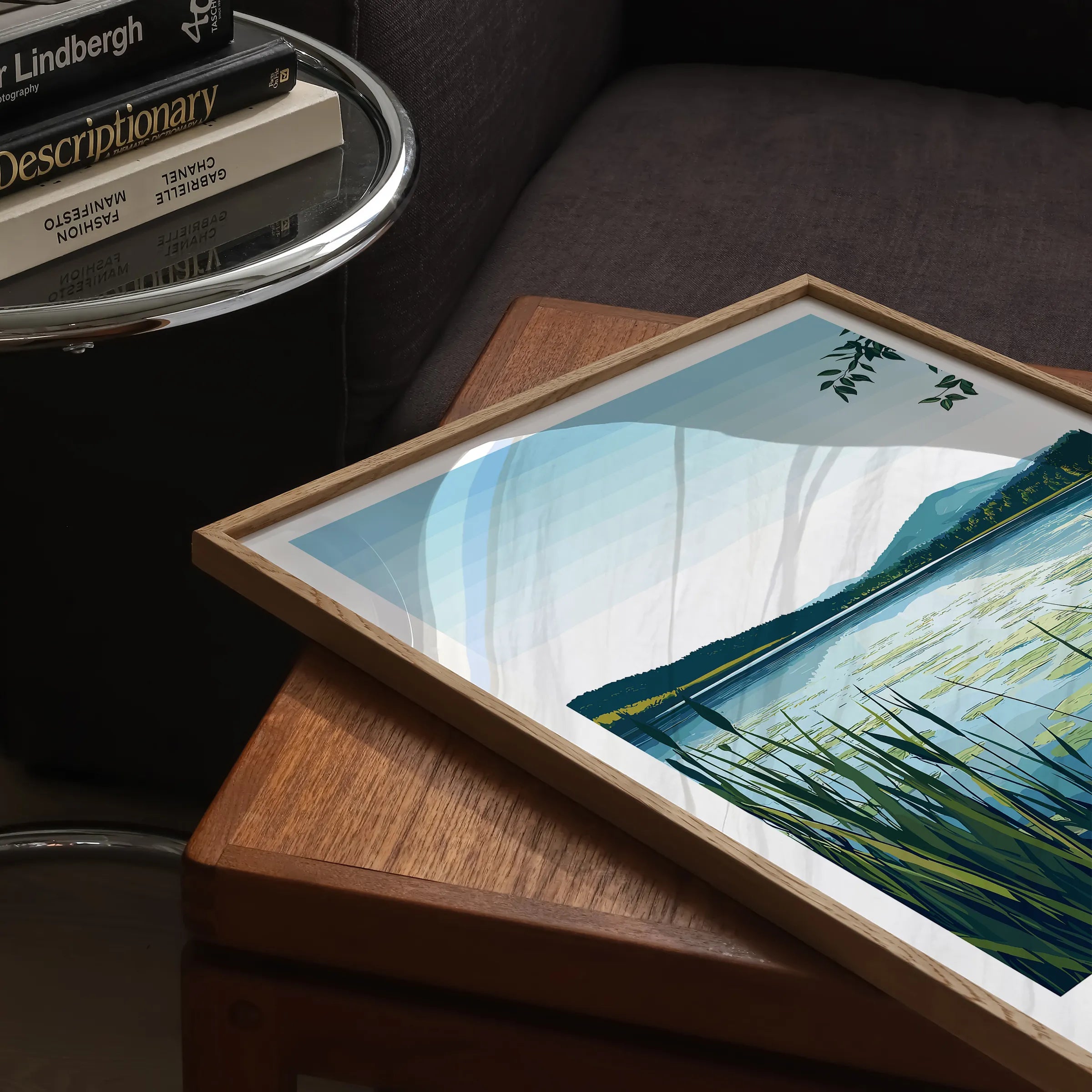 Bala Lake Vintage Style Print