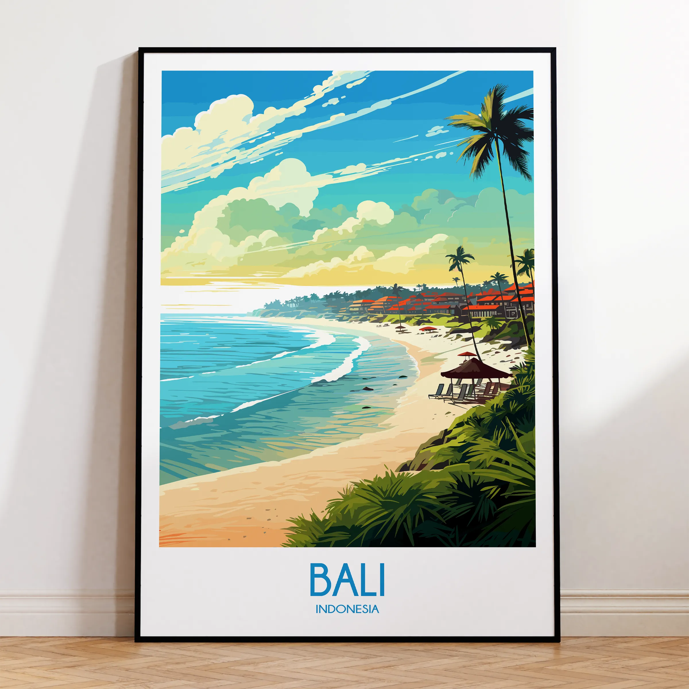 Bali Scenic Landscape Art