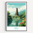 Bali Vintage Style Print