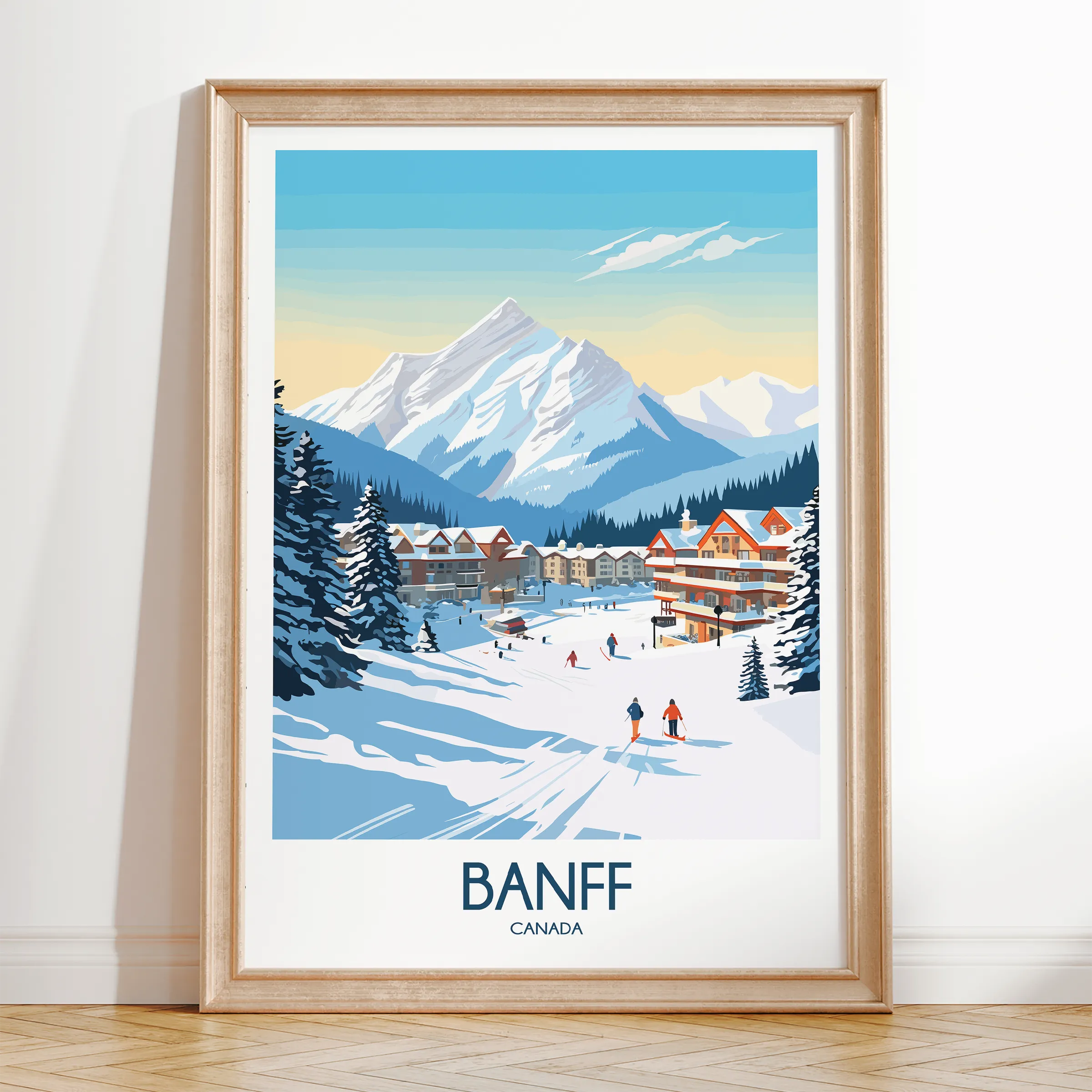 Banff Scenic Landscape Art