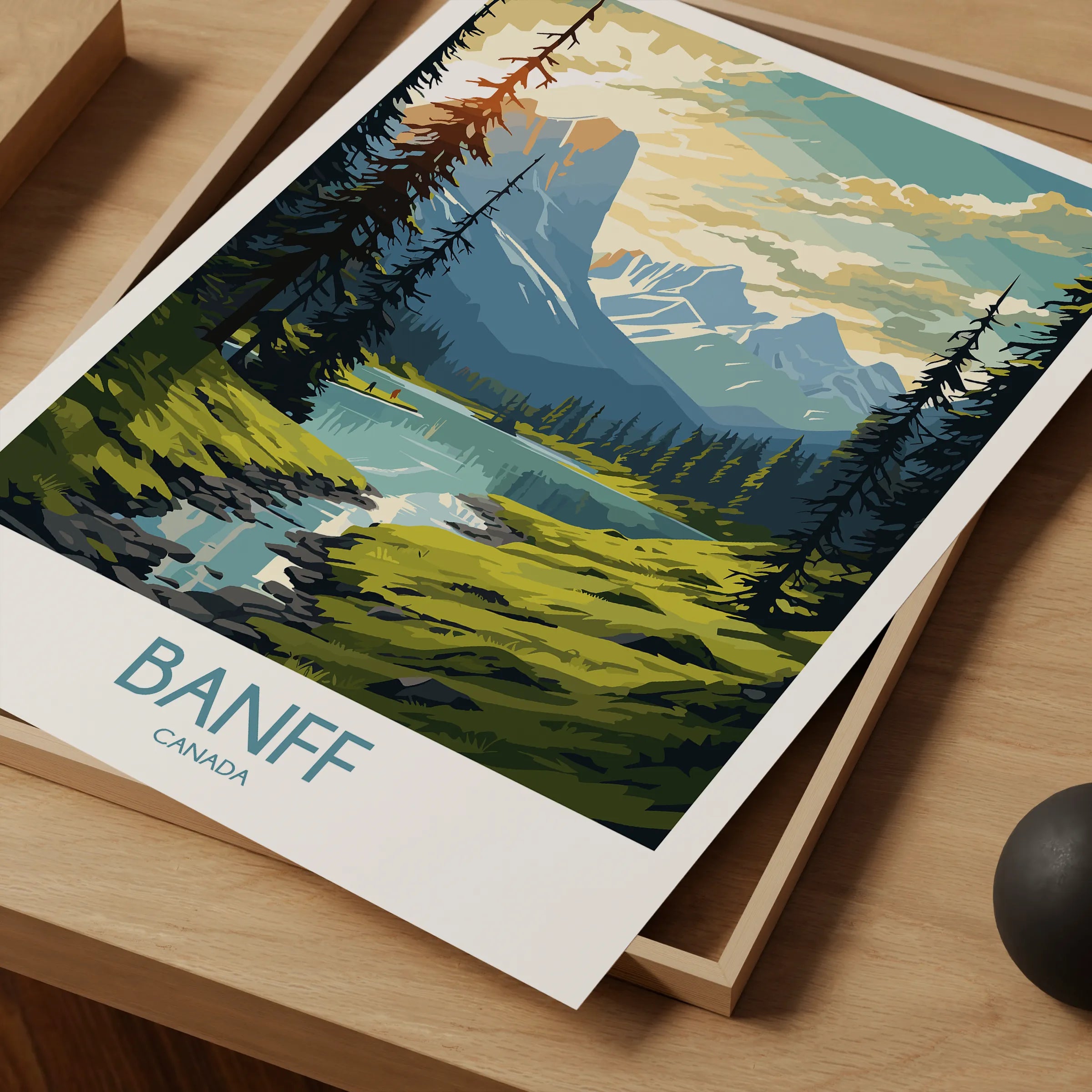 Banff Souvenir Poster Print