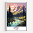 Banff Souvenir Poster Print