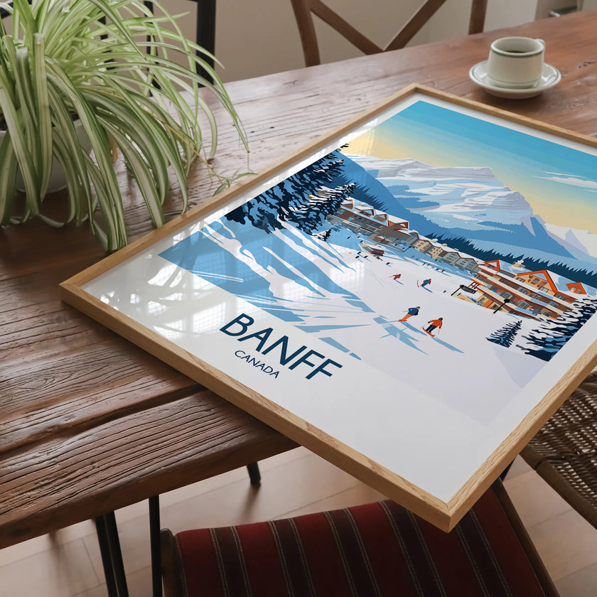 Banff Vintage Style Print