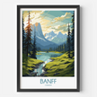 Banff Vintage Style Print