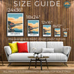 Bar Harbor Retro Travel Illustration