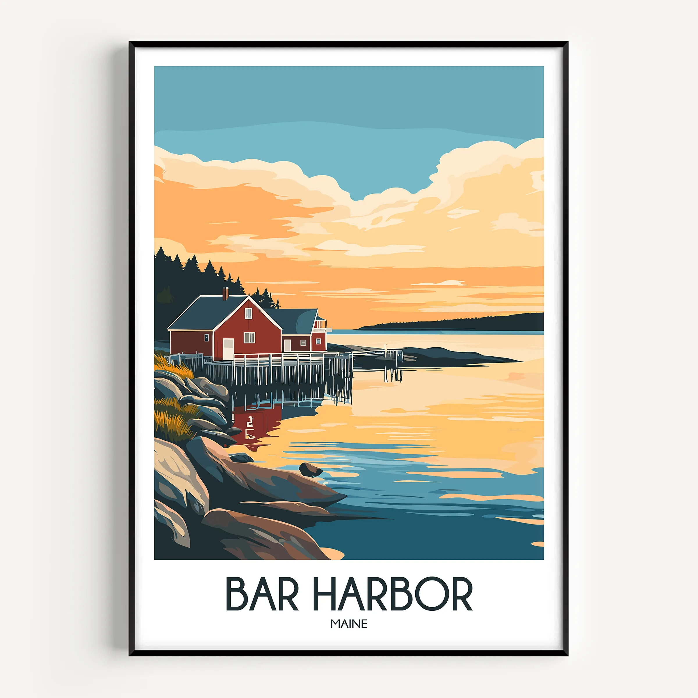 Bar Harbor Travel Memory Gift