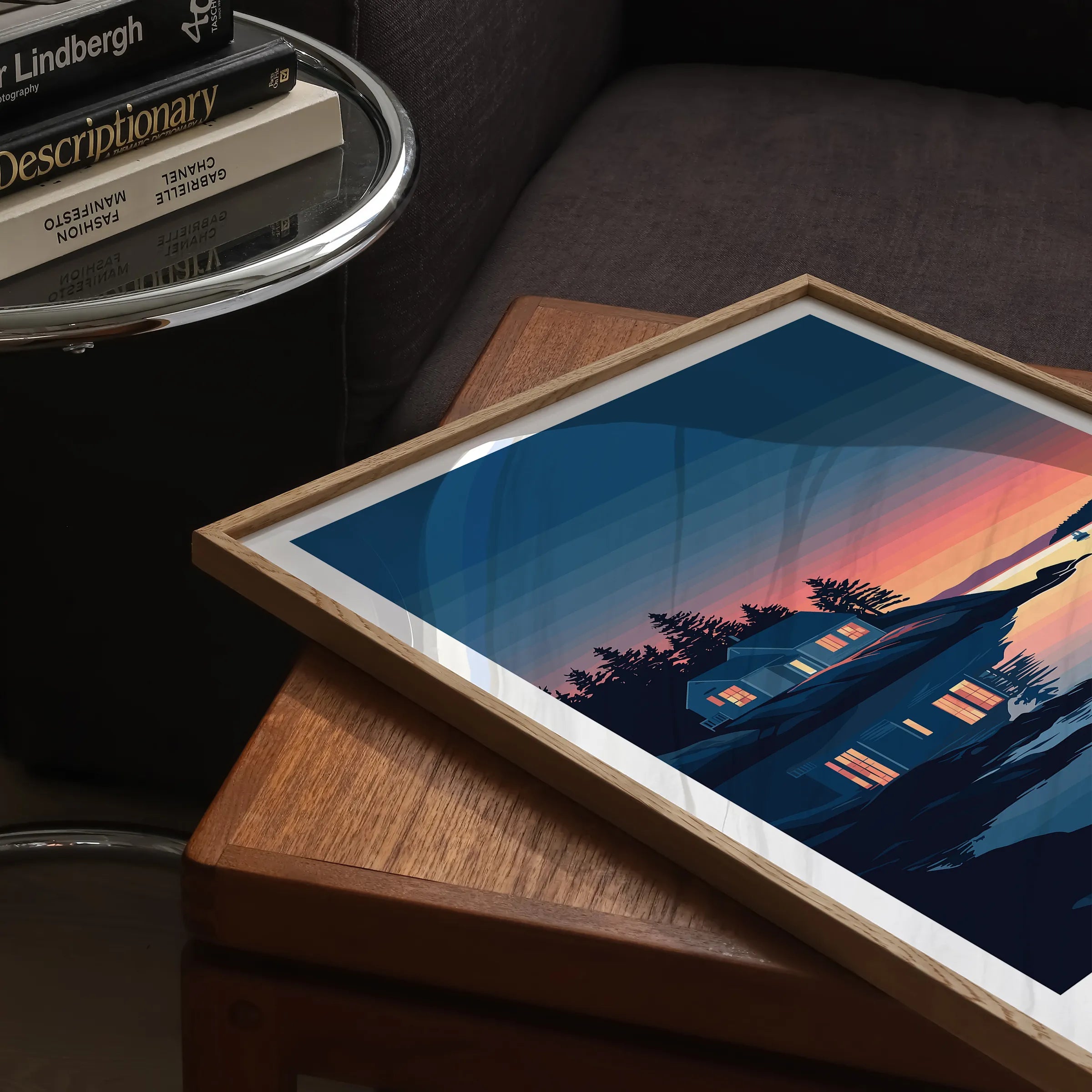 Bar Harbor Vintage Style Print
