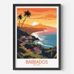 Barbados Minimalist Wall Art